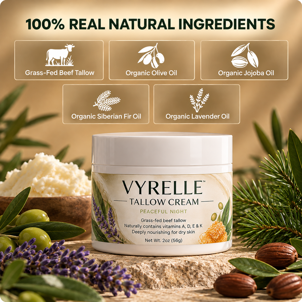 VYRELLE Premium Whipped Beef Tallow Cream
